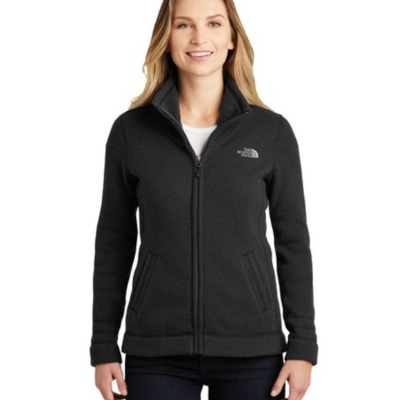 ⚡SALE NAVY The North Face Sweater Fleece navy blue knit zip up jacket - Picture 12 of 12